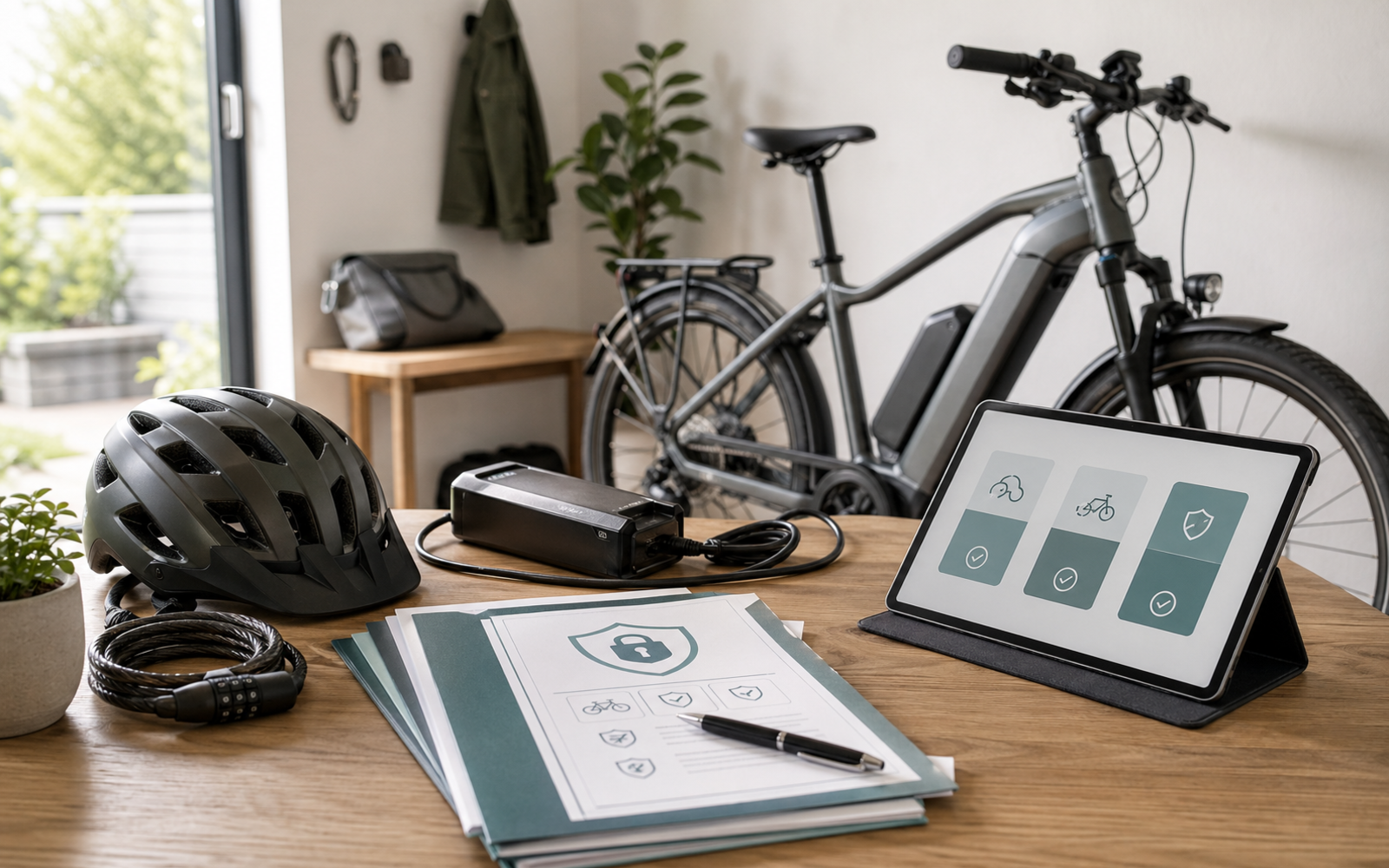 Themenbild für E-Bike Versicherung auf feuerrohbauversicherung-rechner.de